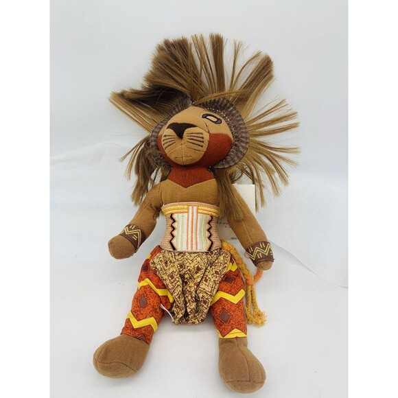 Disney Lion King Broadway Musical 11" African Simba Stuffed Animal Plush Toy - Picture 6 of 13
